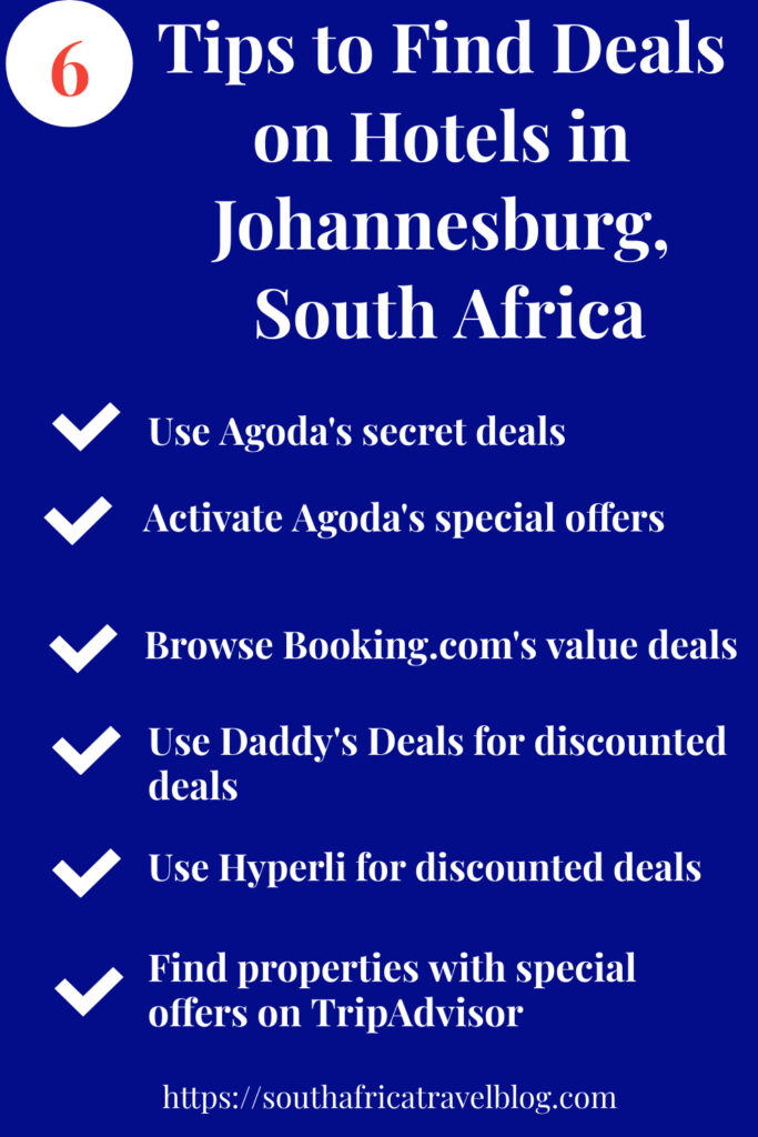 Tips to Find Deals on Hotels in Johannesburg South Africa (4)