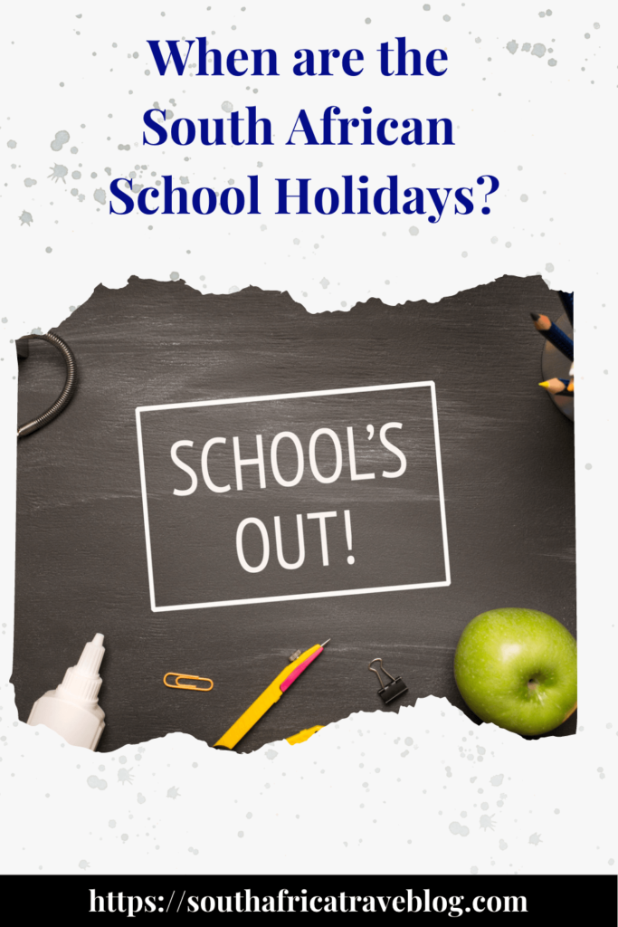 When are the South African School Holidays- Pin 1