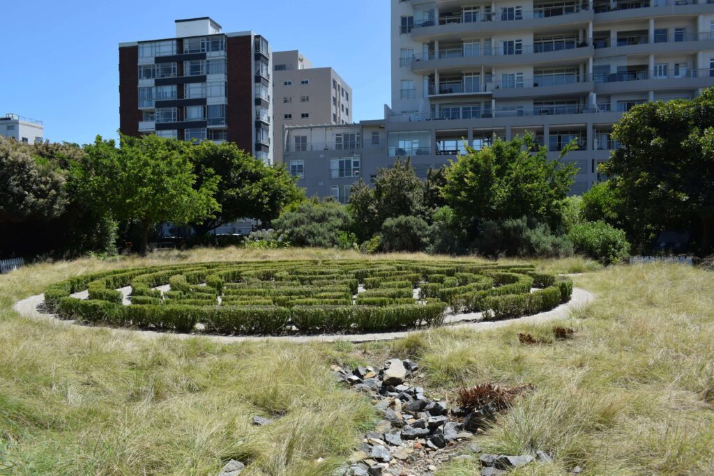 Maze inside Green Point Park