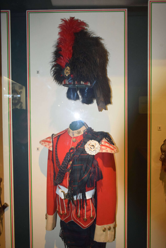 Uniform displays at the Museum