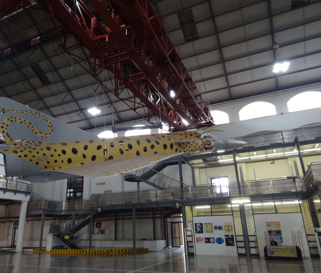 Plane inside the Sci Bono Science Centre