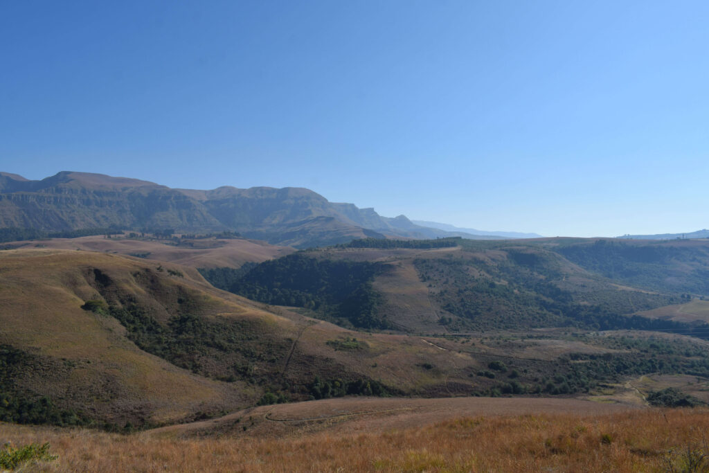 Spectacular views of the central Drakensberg region